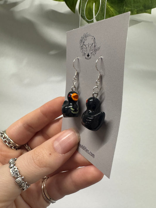 Spooky Ducks Acrylic Earrings