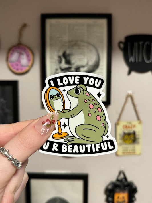 U R Beautiful Sticker