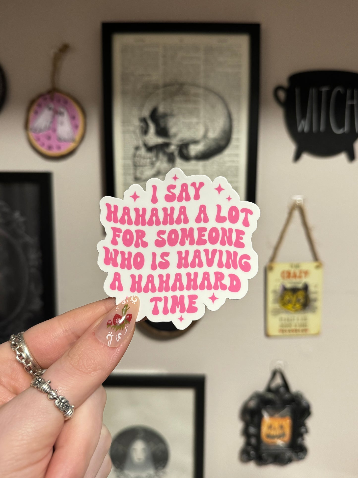 Hahahard Time Sticker