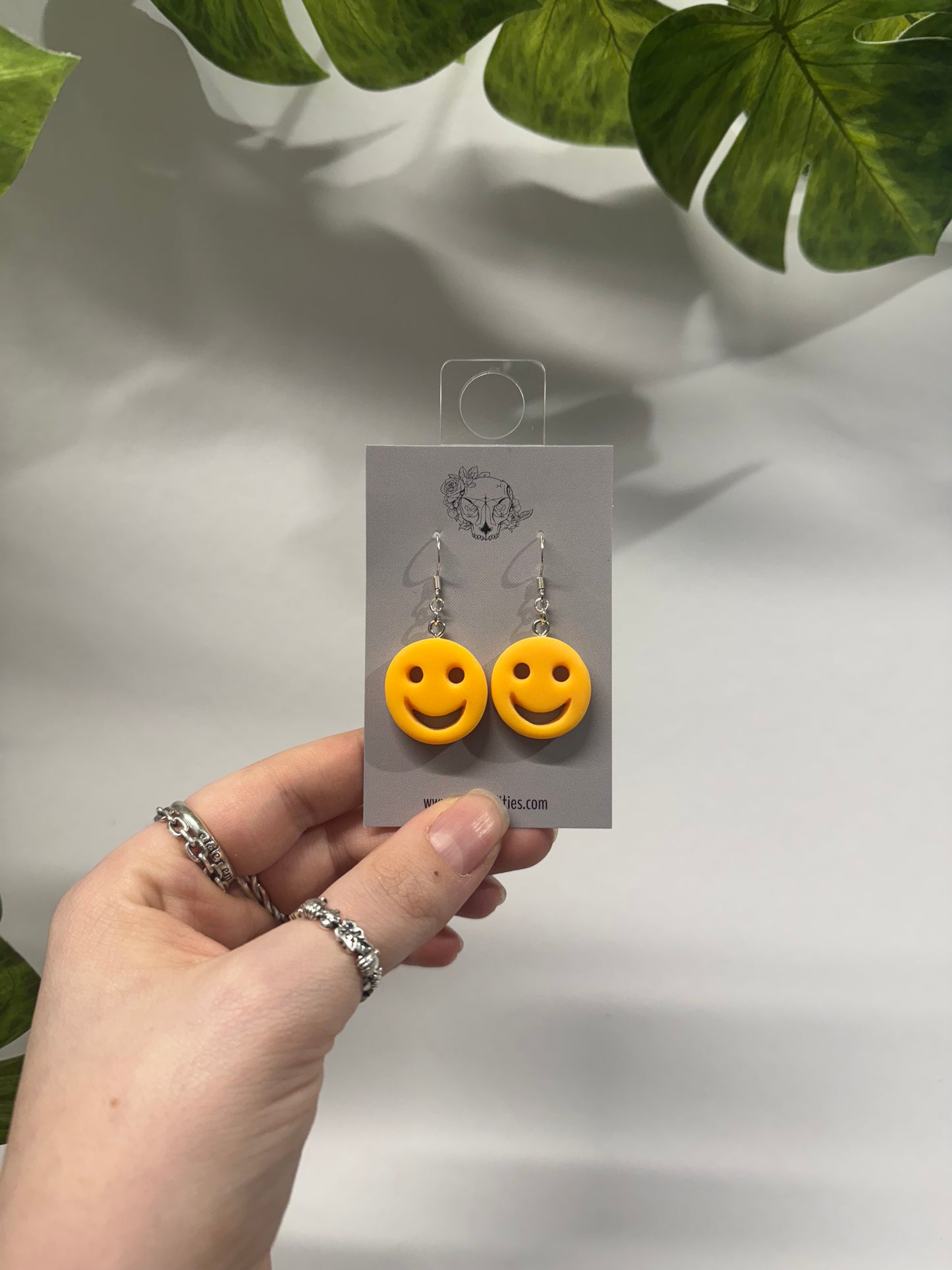 Smiley Faces Acrylic Earrings