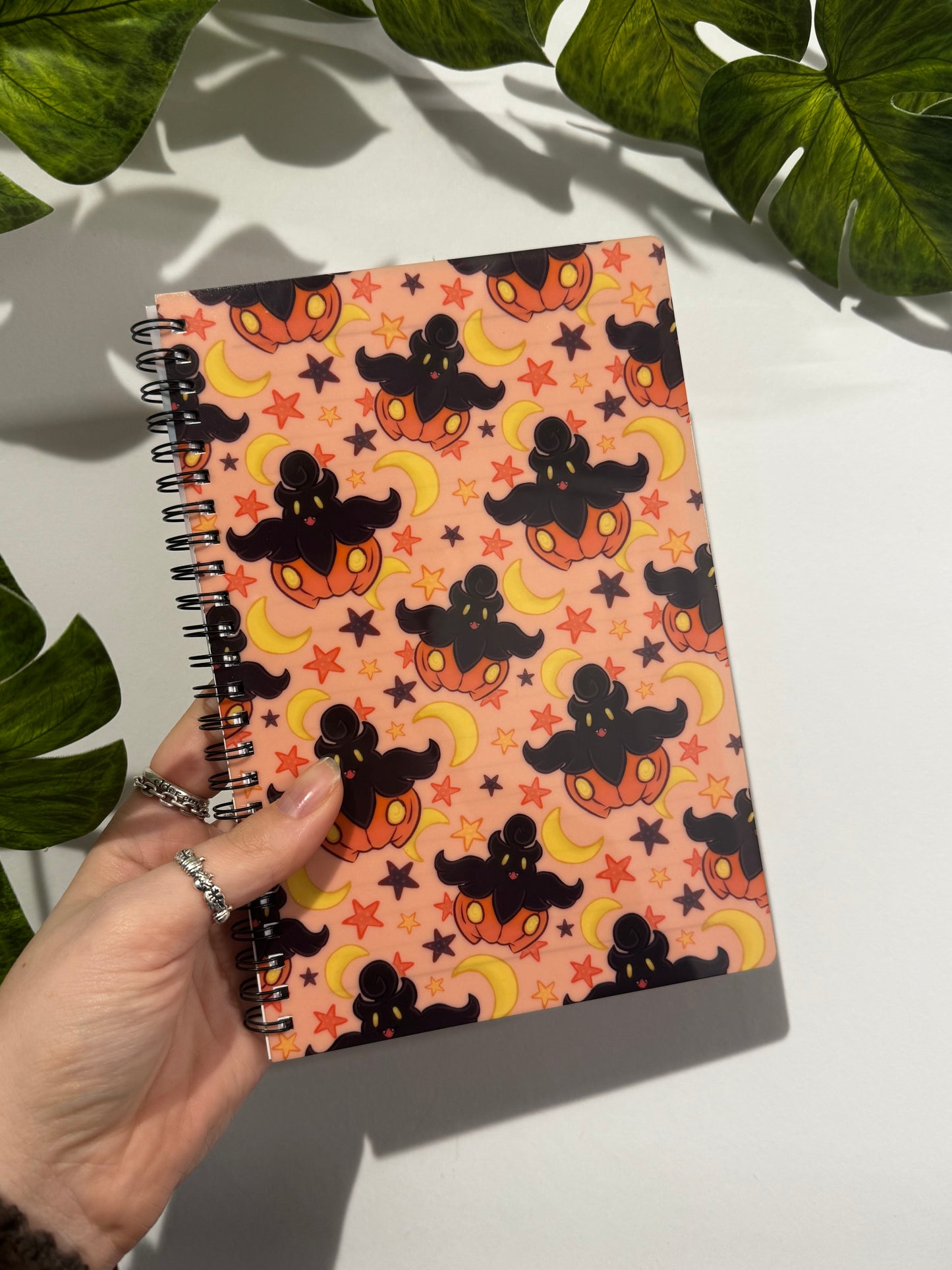 A5 Pumpkin Monster Lined Notebook