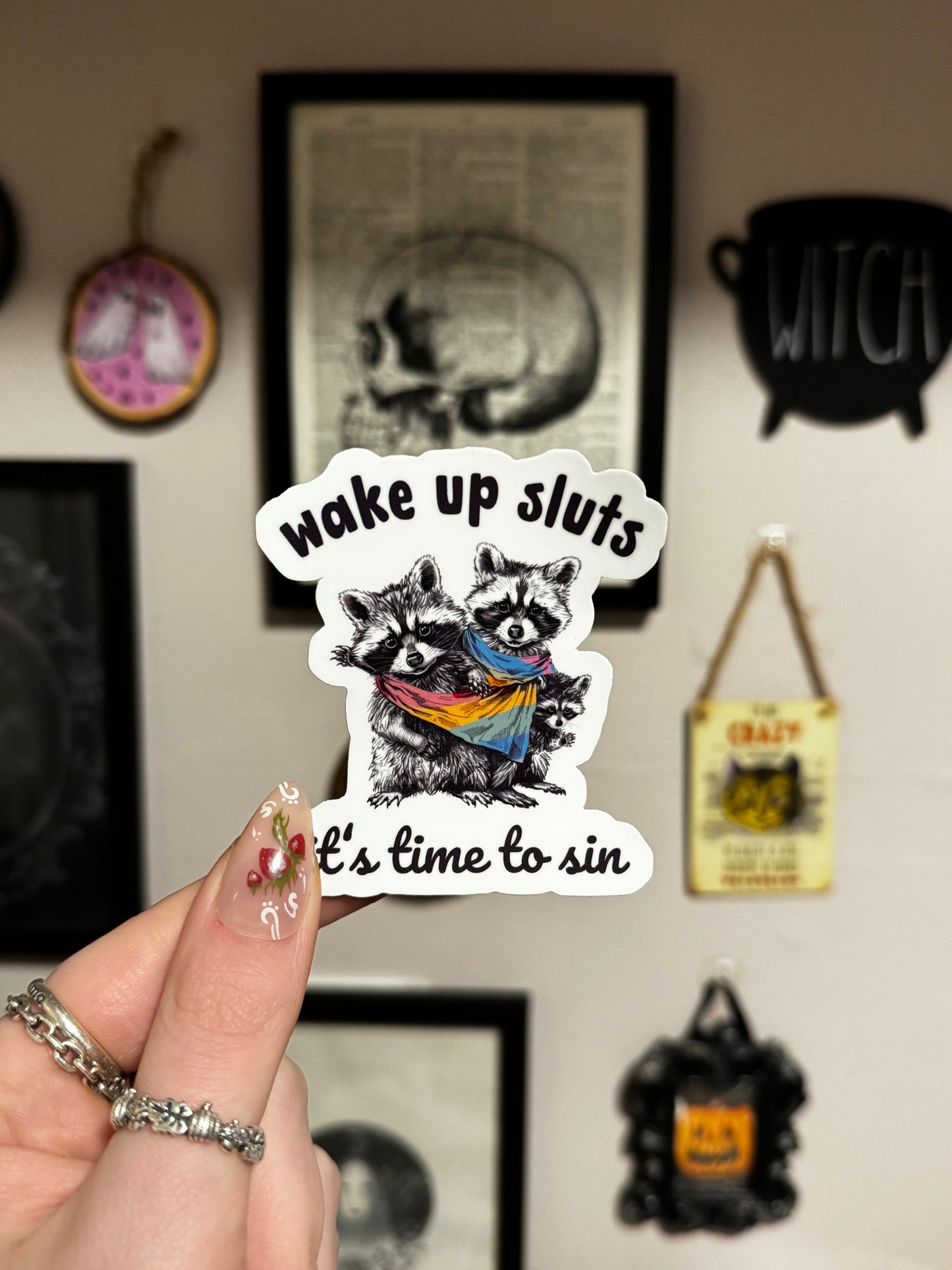 Time to Sin Sticker