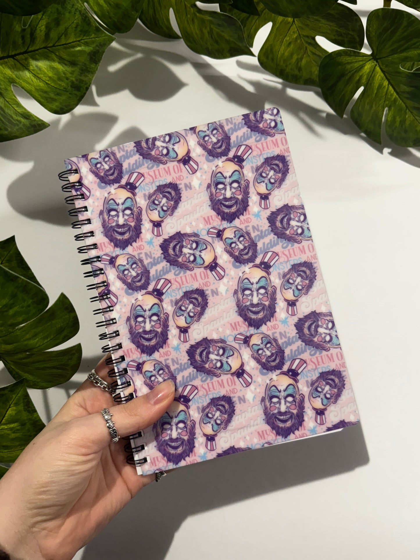 A5 Creepy Clown Lined Notebook
