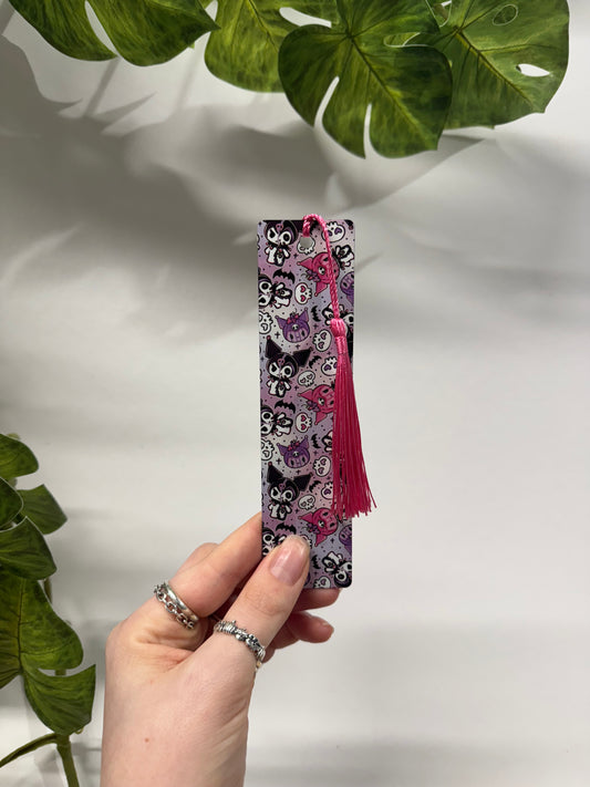 Spooky Kuro Metal Bookmark