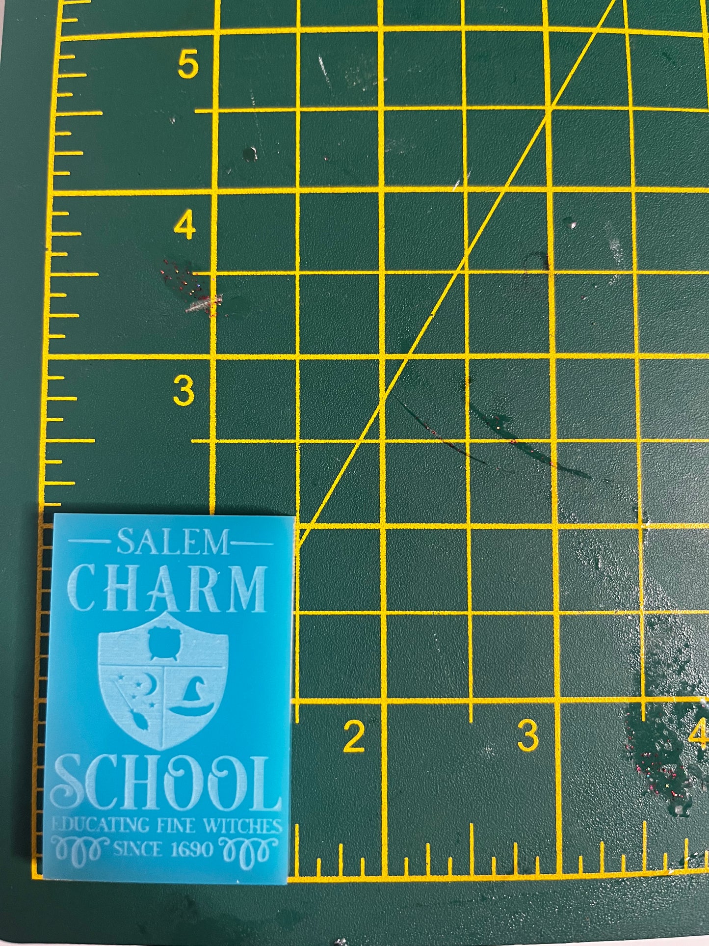 Salem Charm School Acrylic Blank