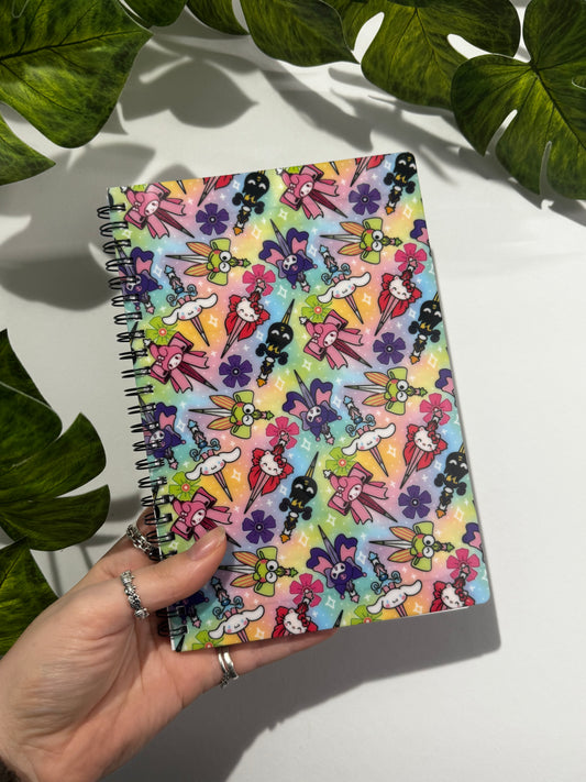 A5 Kawaii Daggers Lined Notebook