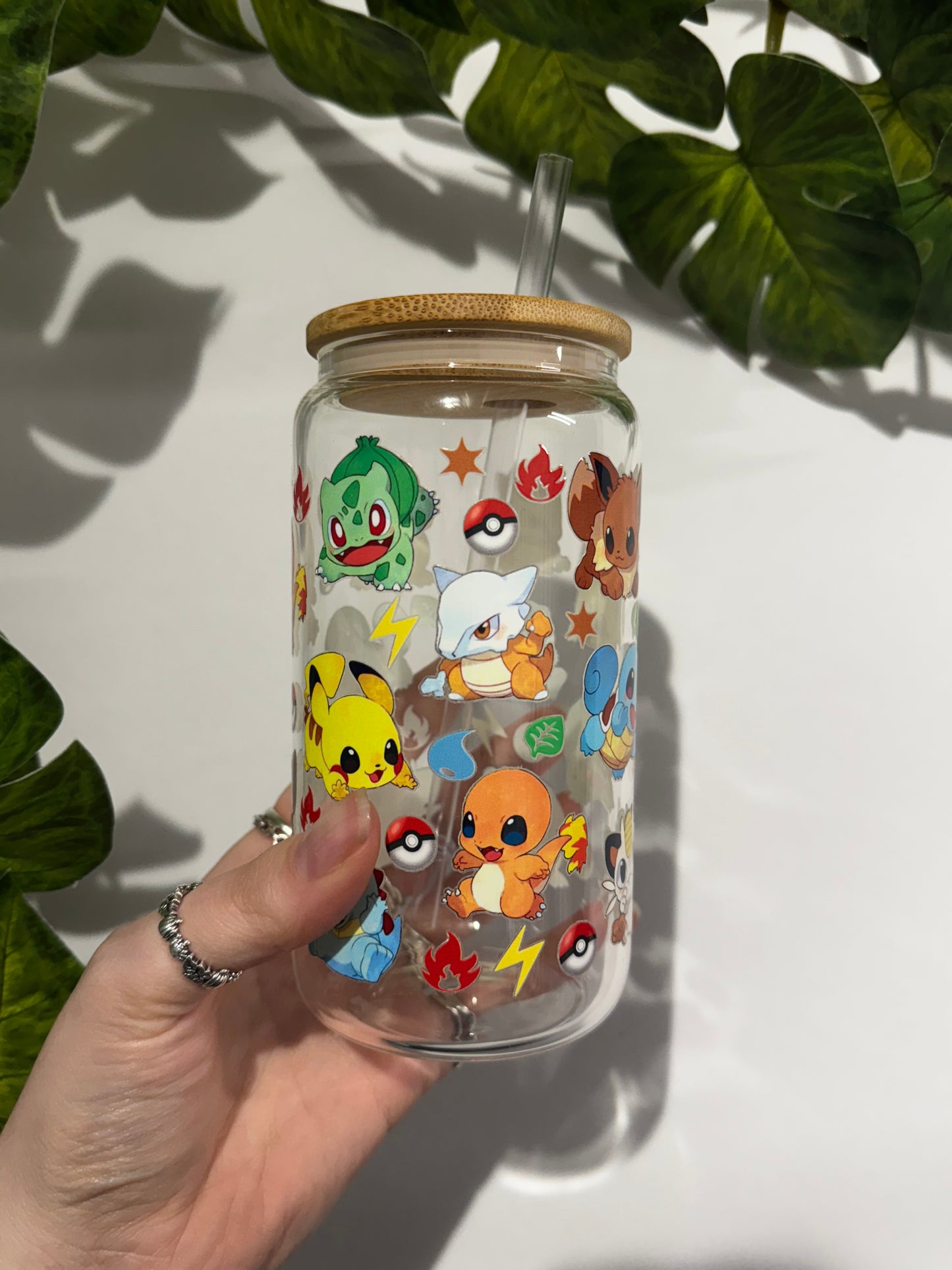 RTS Pocket Monsters Libbey Glass Can