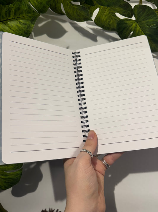 A5 Pin-Up Ghost Lined Notebook