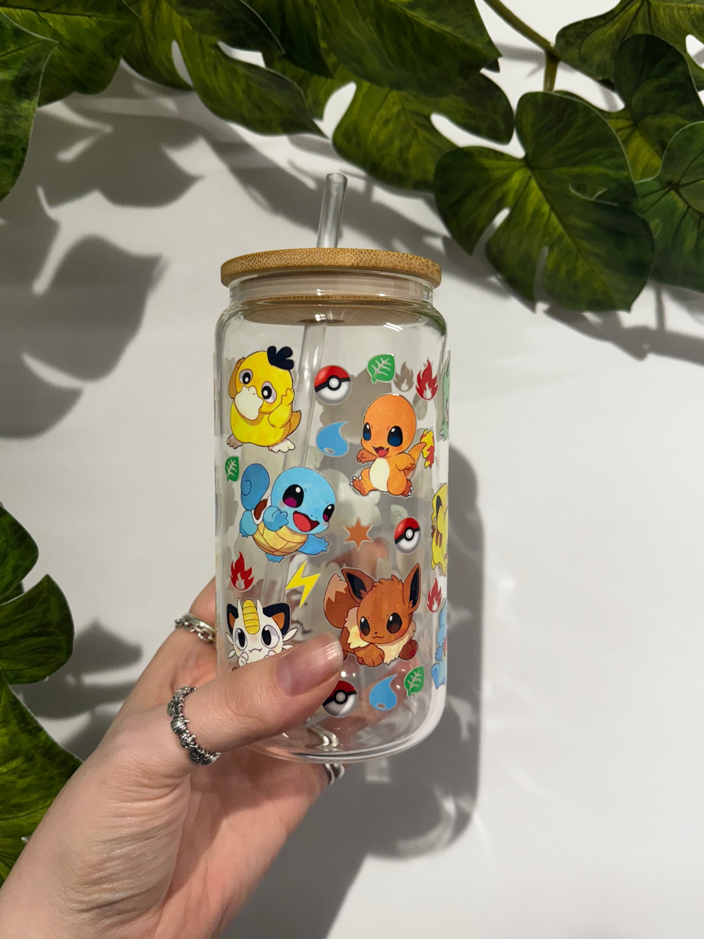 RTS Pocket Monsters Libbey Glass Can