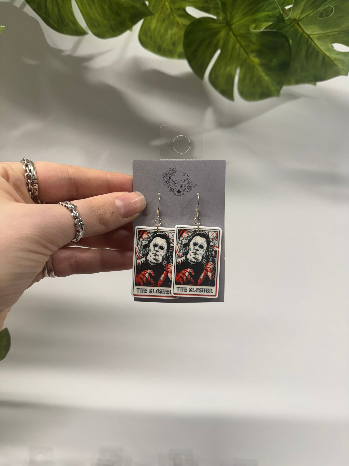 The Slasher Acrylic Earrings