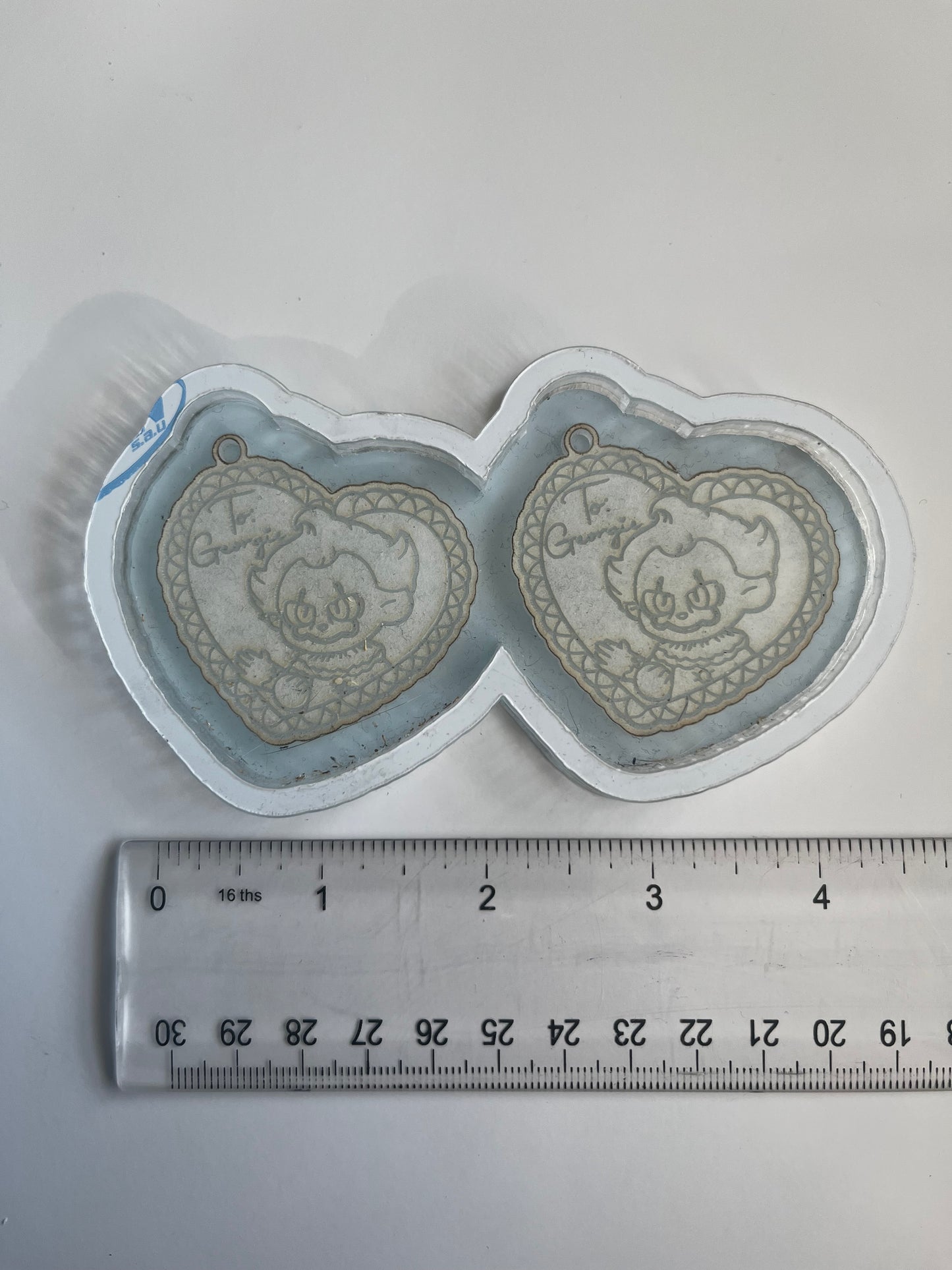 2" Clown Earrings Acrylic Blank