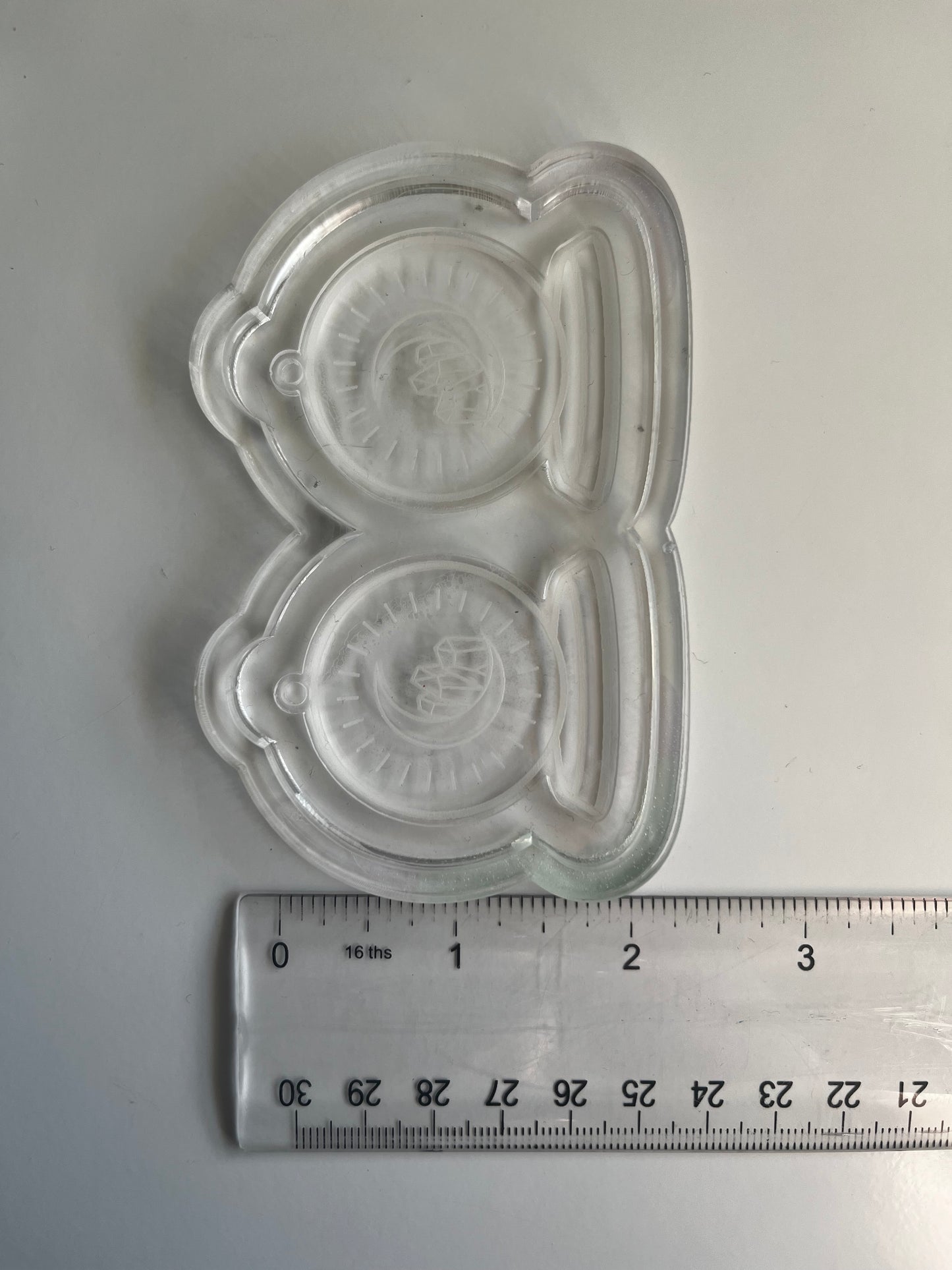 2" Crystal Ball Earrings Acrylic Blank