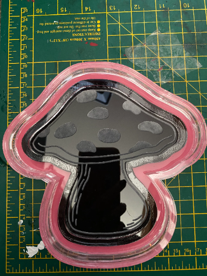 6" Mushroom Tray Silicone Mould