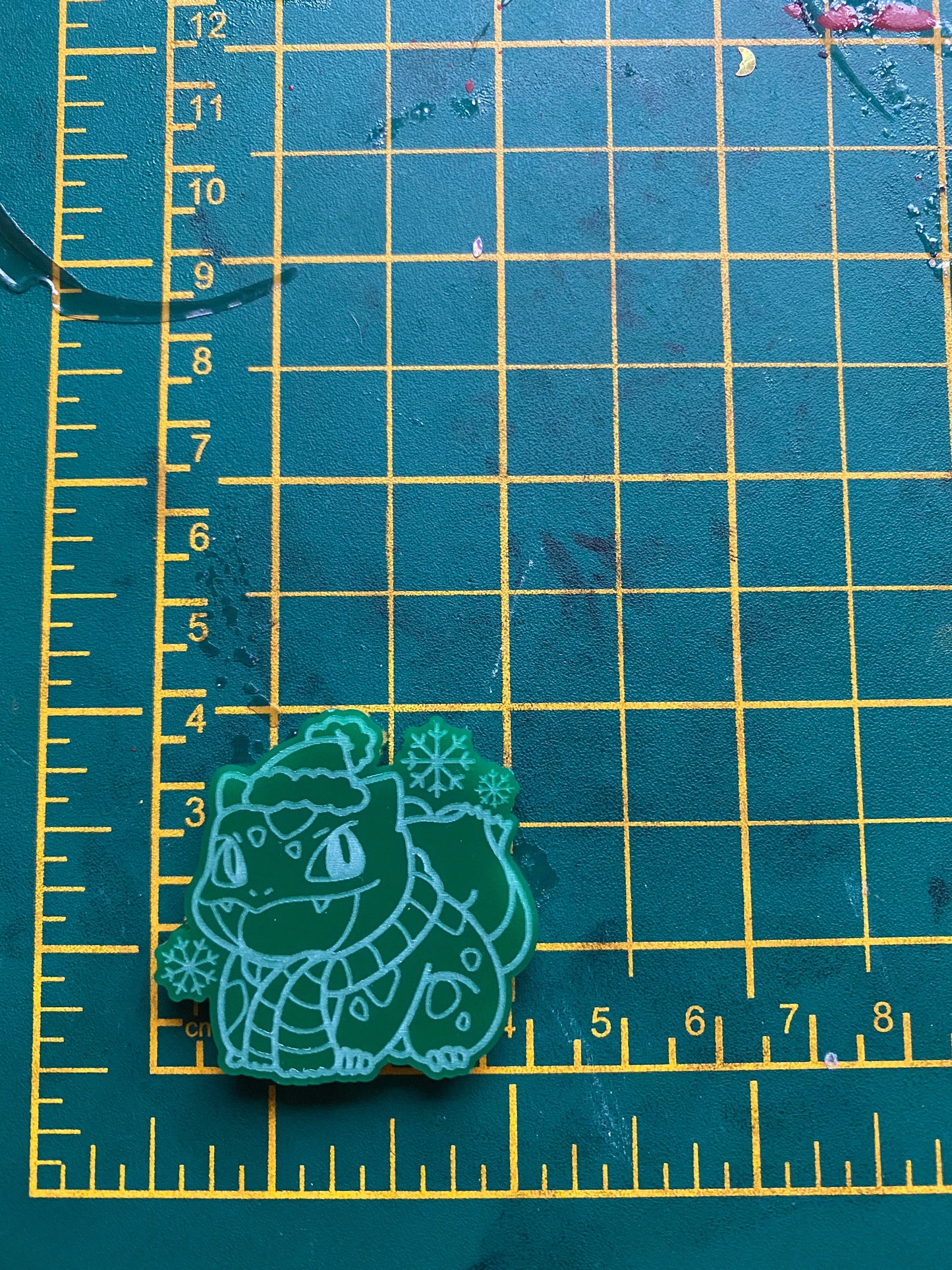 Mini Winter Bulbasaur Silicone Mould