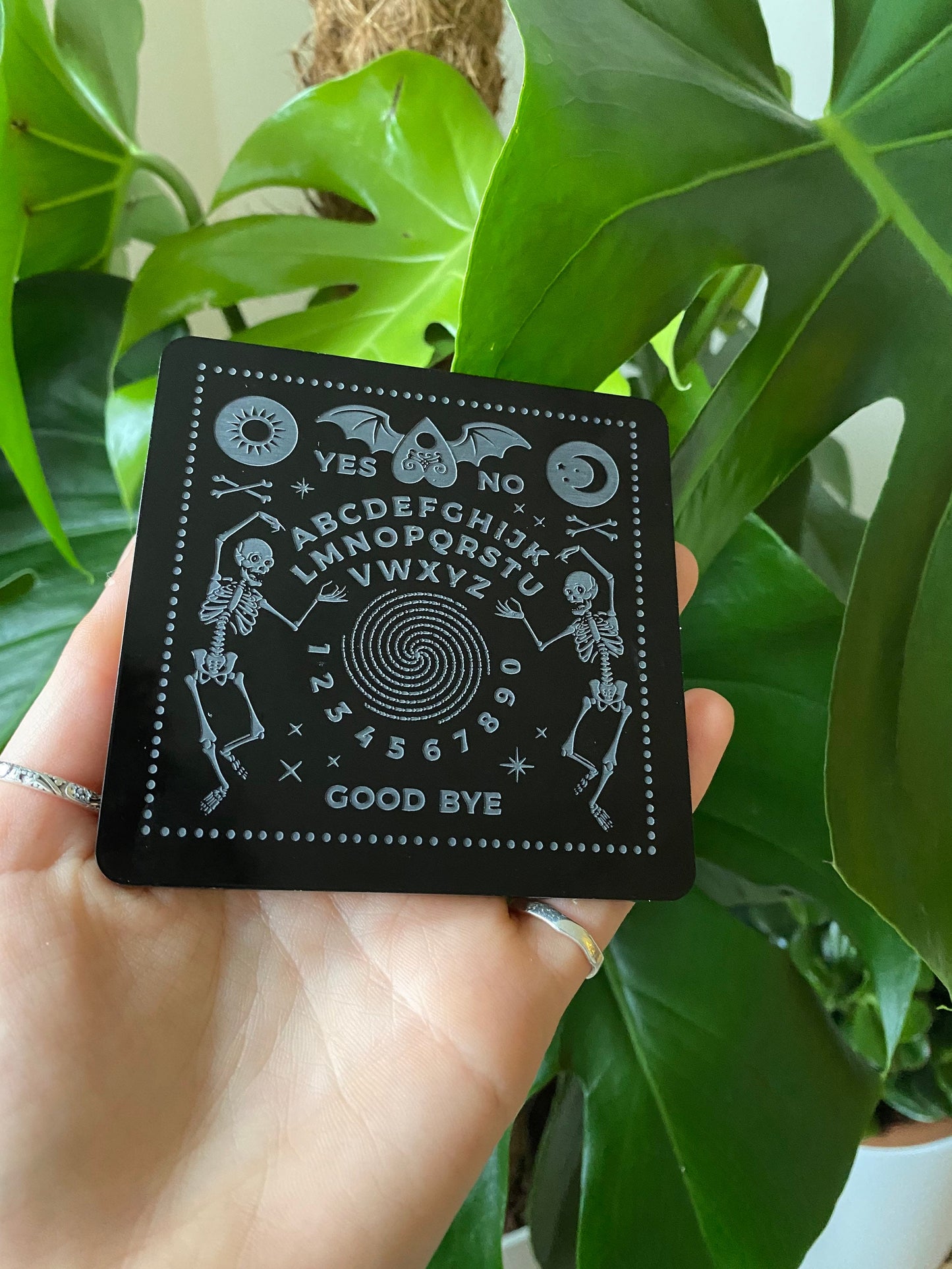 Large Skeleton Ouija Coaster Silicone Mould