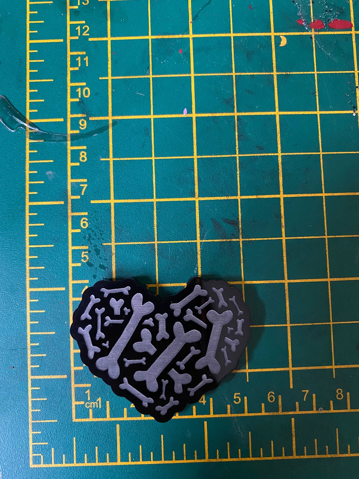 Bone Heart Silicone Mould