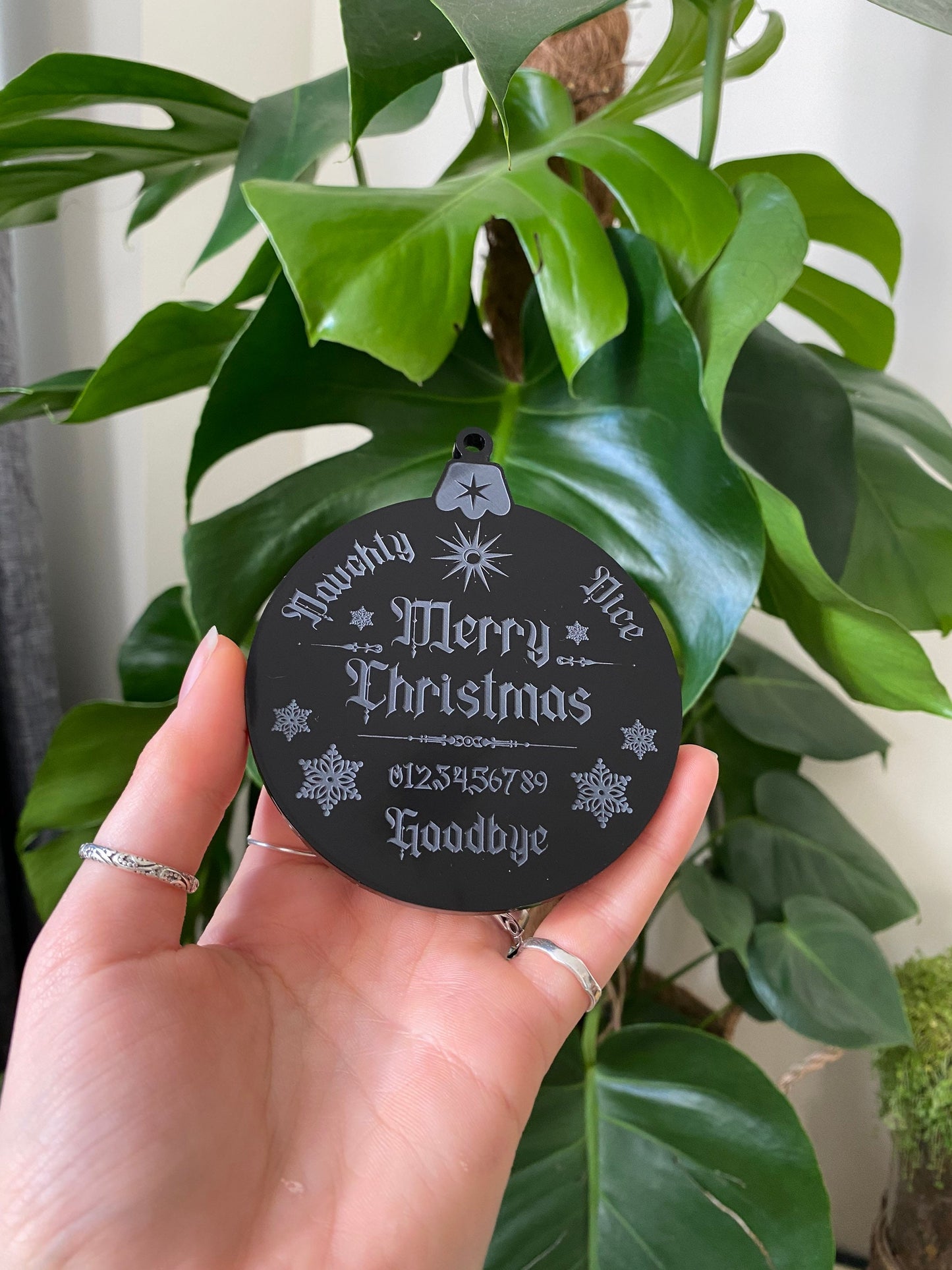 Christmas Ouija Bauble Silicone Mould
