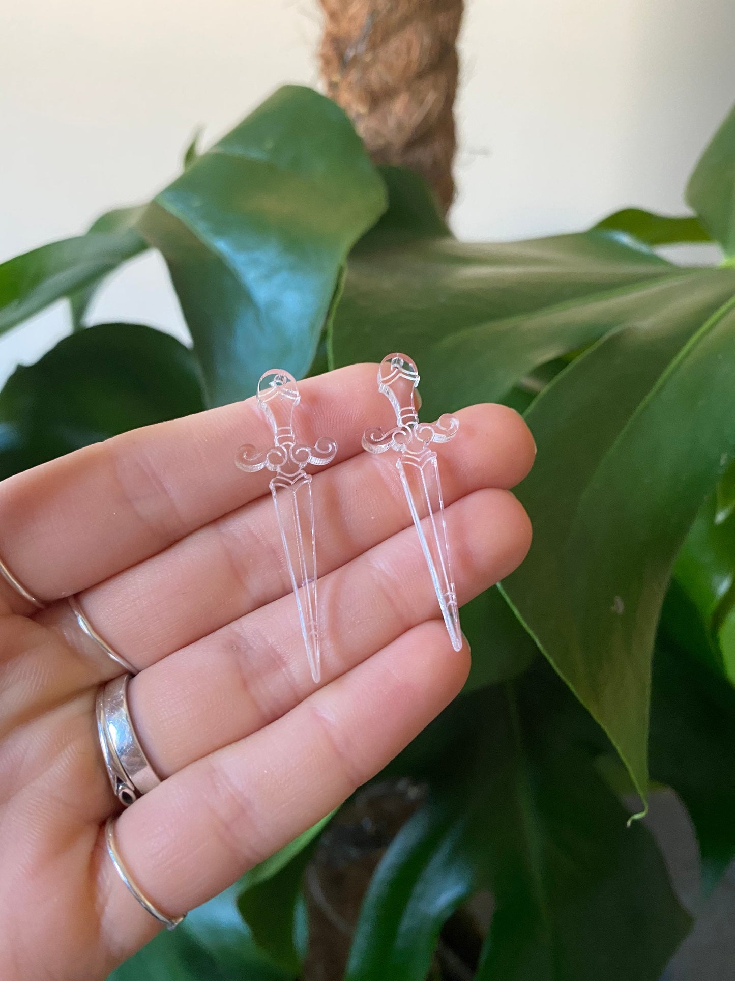 Dagger Earrings Silicone Mould