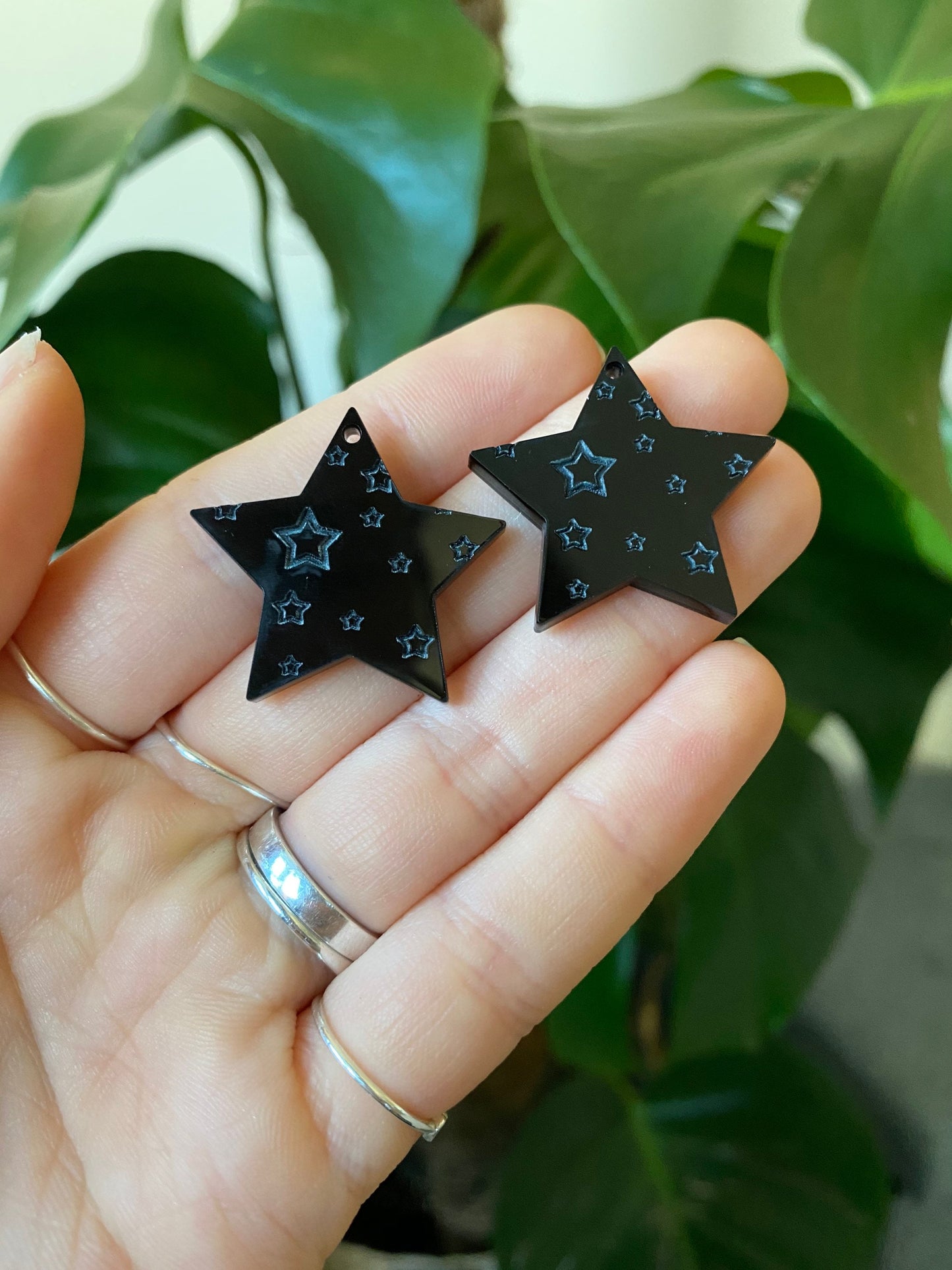 Stars Earrings Silicone Mould