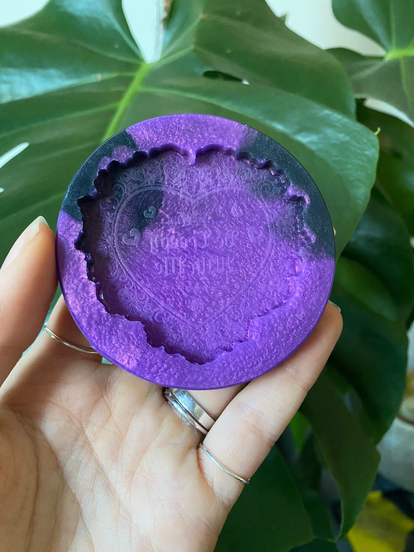 Be Creepy With Me Heart Silicone Mould