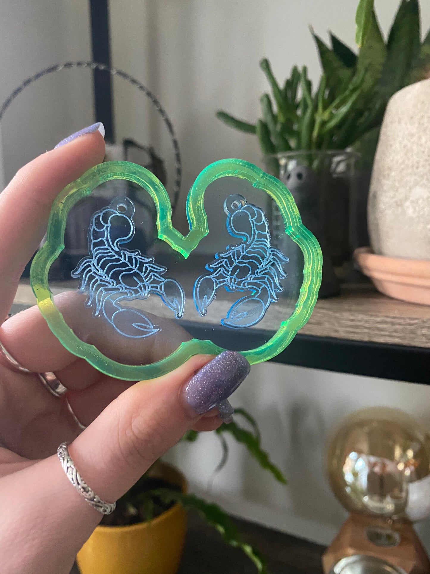 1.5” Scorpion Earrings Silicone Mould