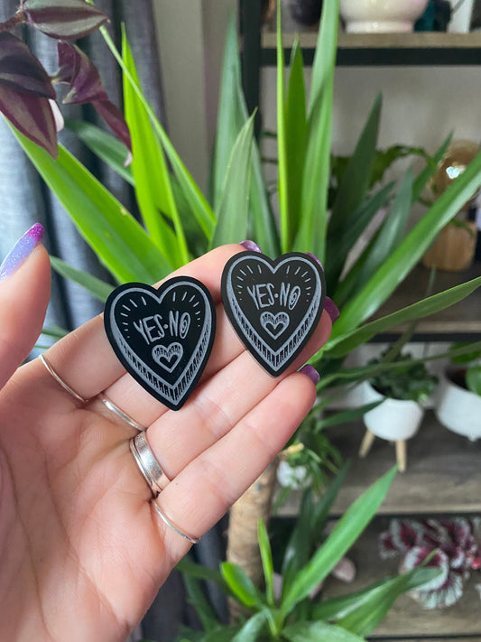 Yes/No Planchettes Silicone Mould