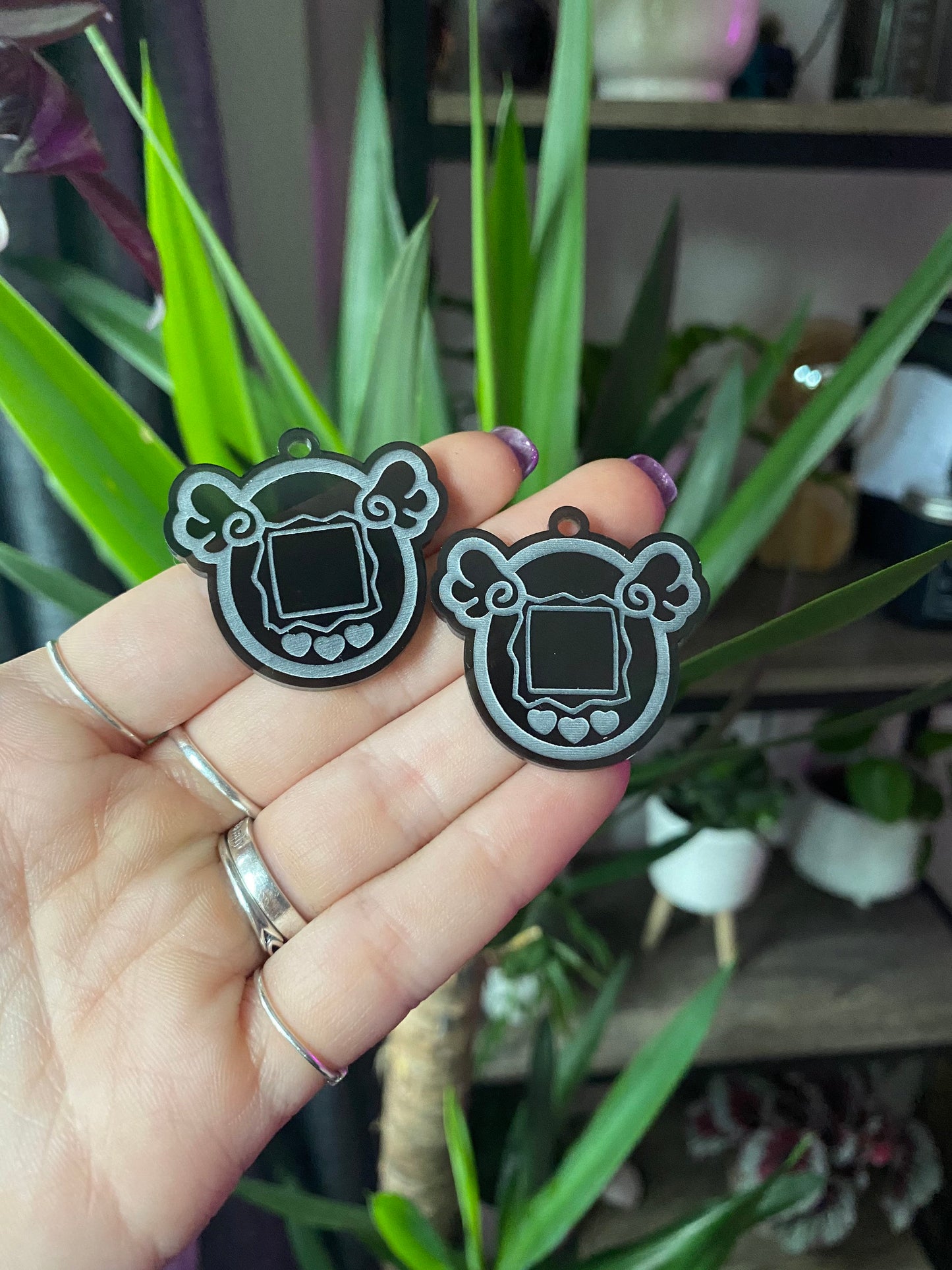 1.5” Angelgotchi Earrings Silicone Mould