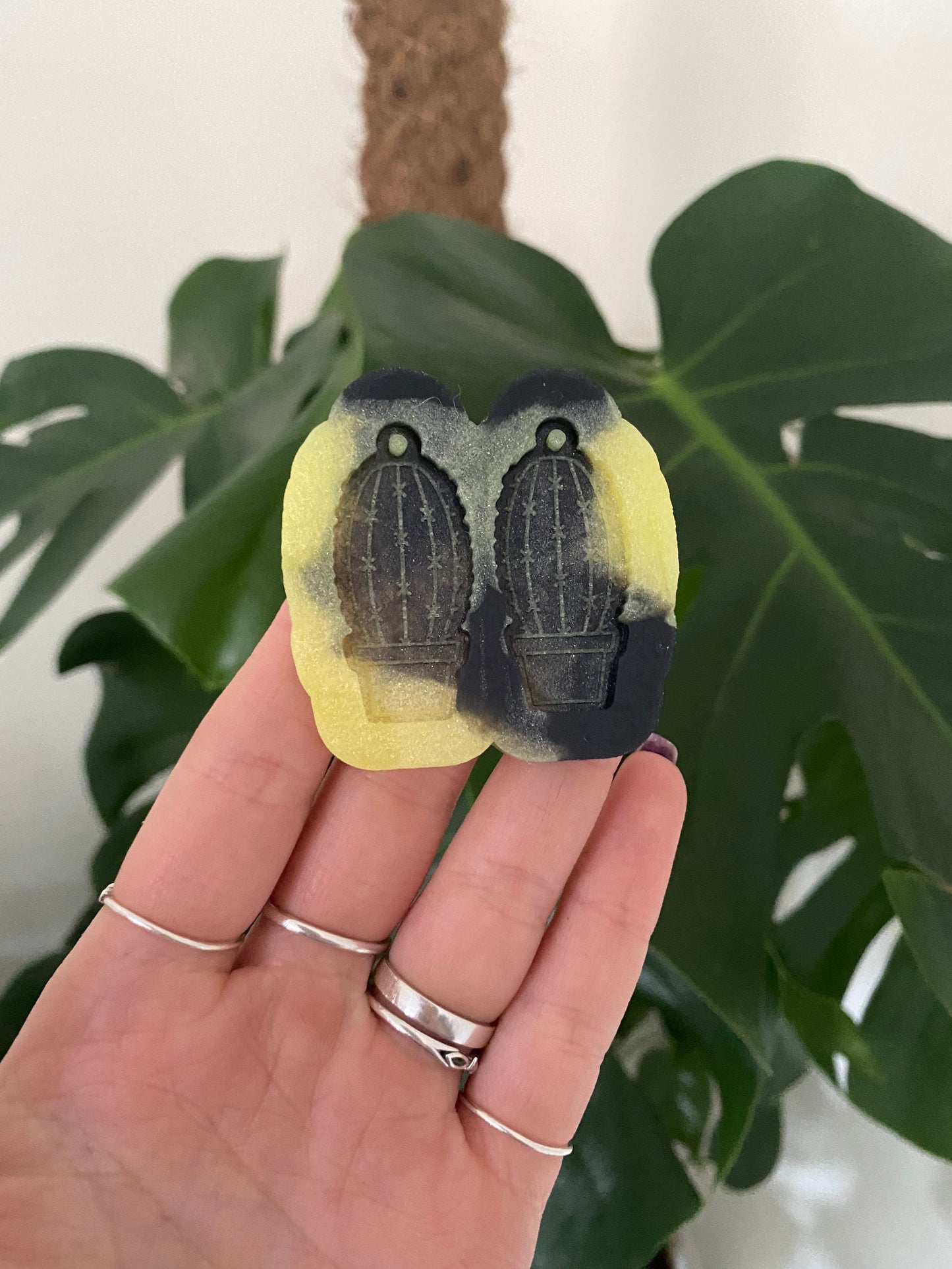 1.5” Cactus Earrings Silicone Mould