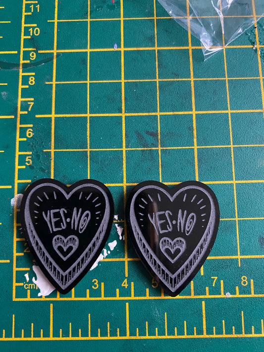 Yes/No Planchettes Silicone Mould