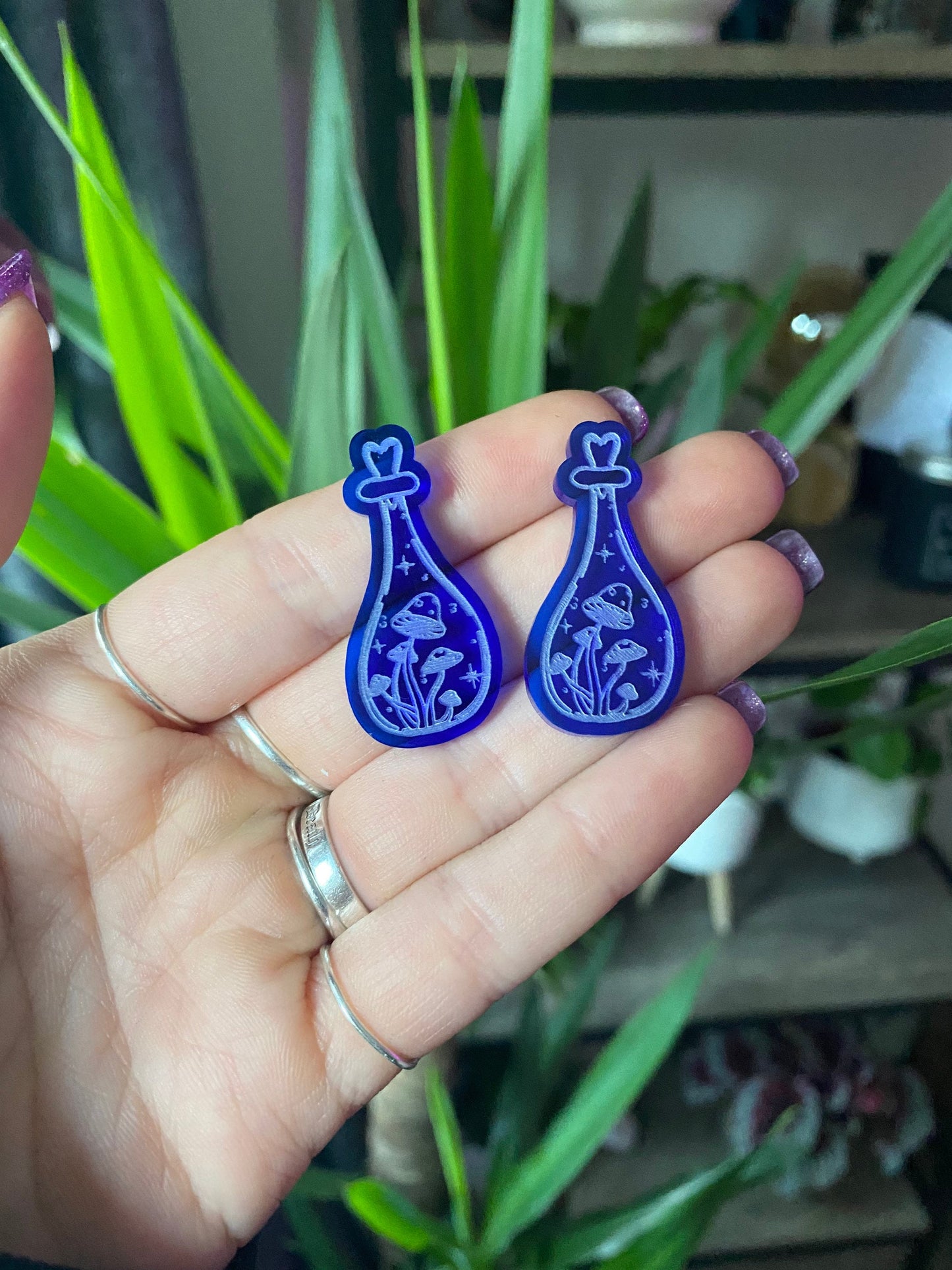 Mushroom Potion Bottles Silicone Mould