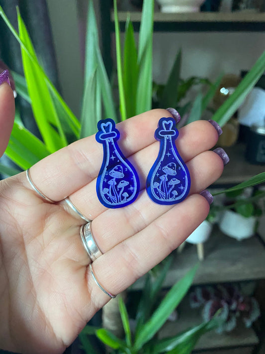 Mushroom Potion Bottles Silicone Mould