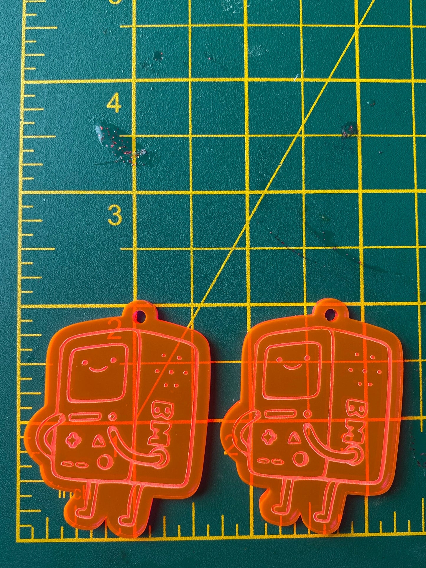 2” AT BMO Earrings Silicone Mould