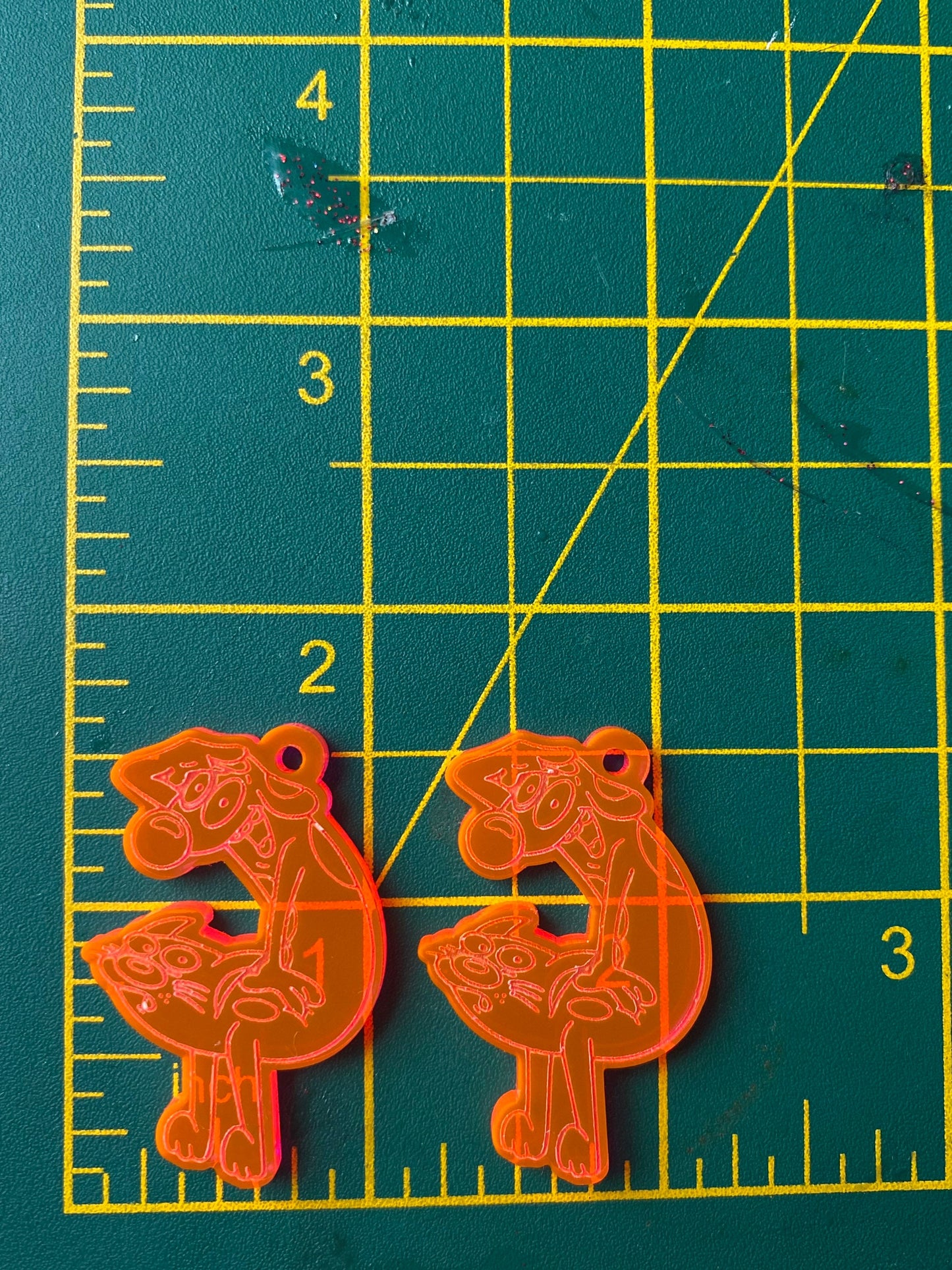 1.5” Cat Dog Earrings Silicone Mould
