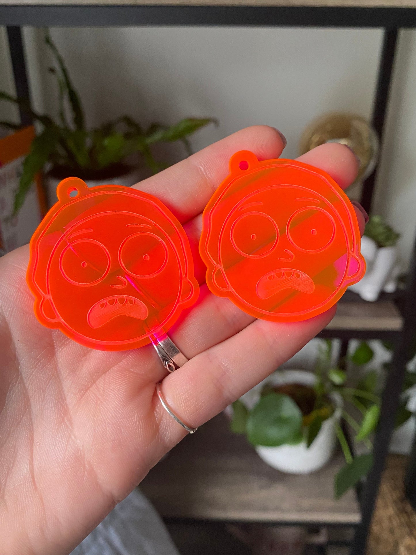 2” Morty Earrings Silicone Mould