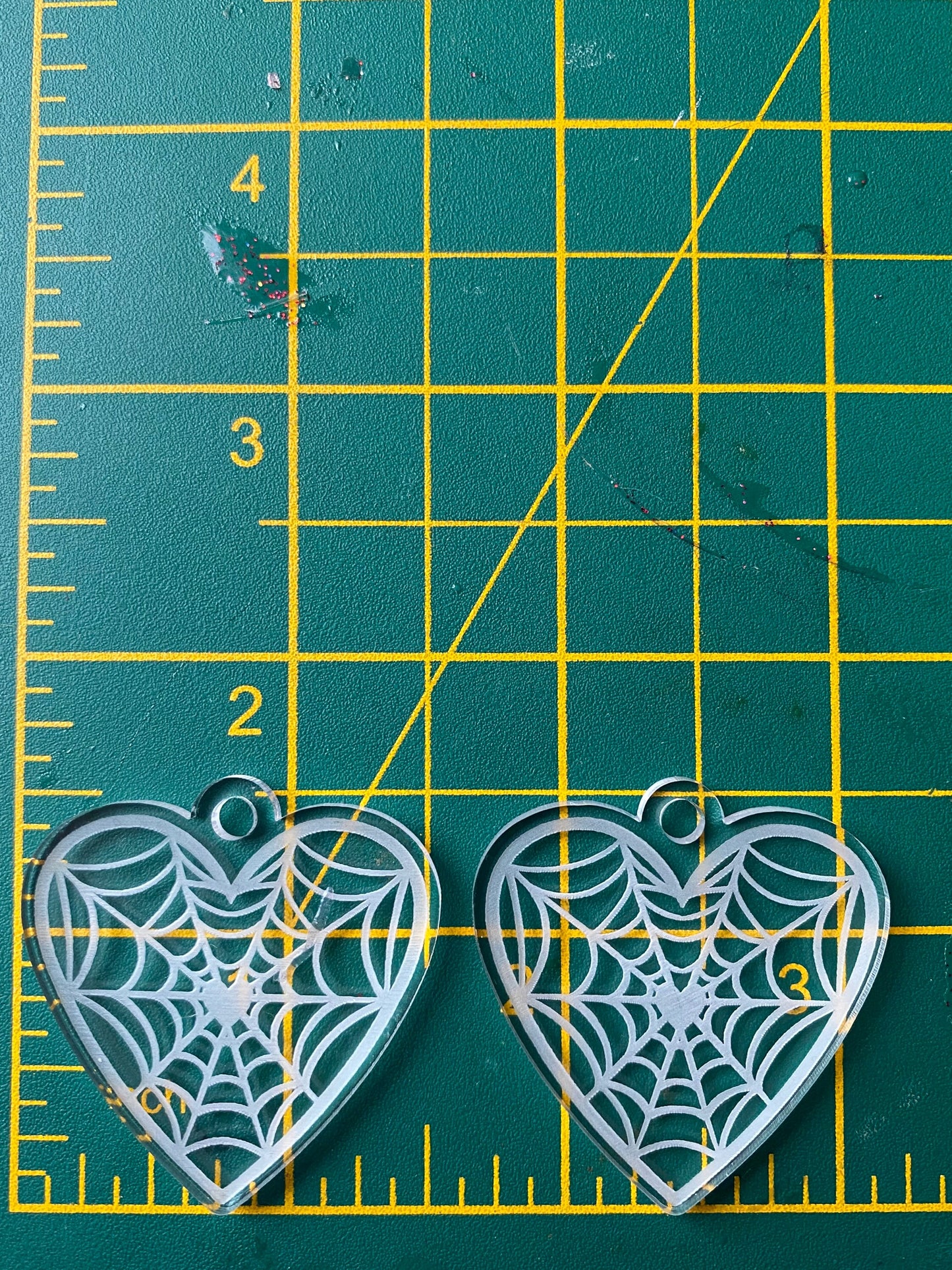 1.5” Web Earrings Silicone Mould