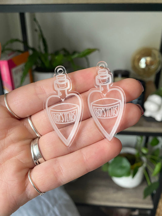 2” Boy’s Tears Earrings Silicone Mould