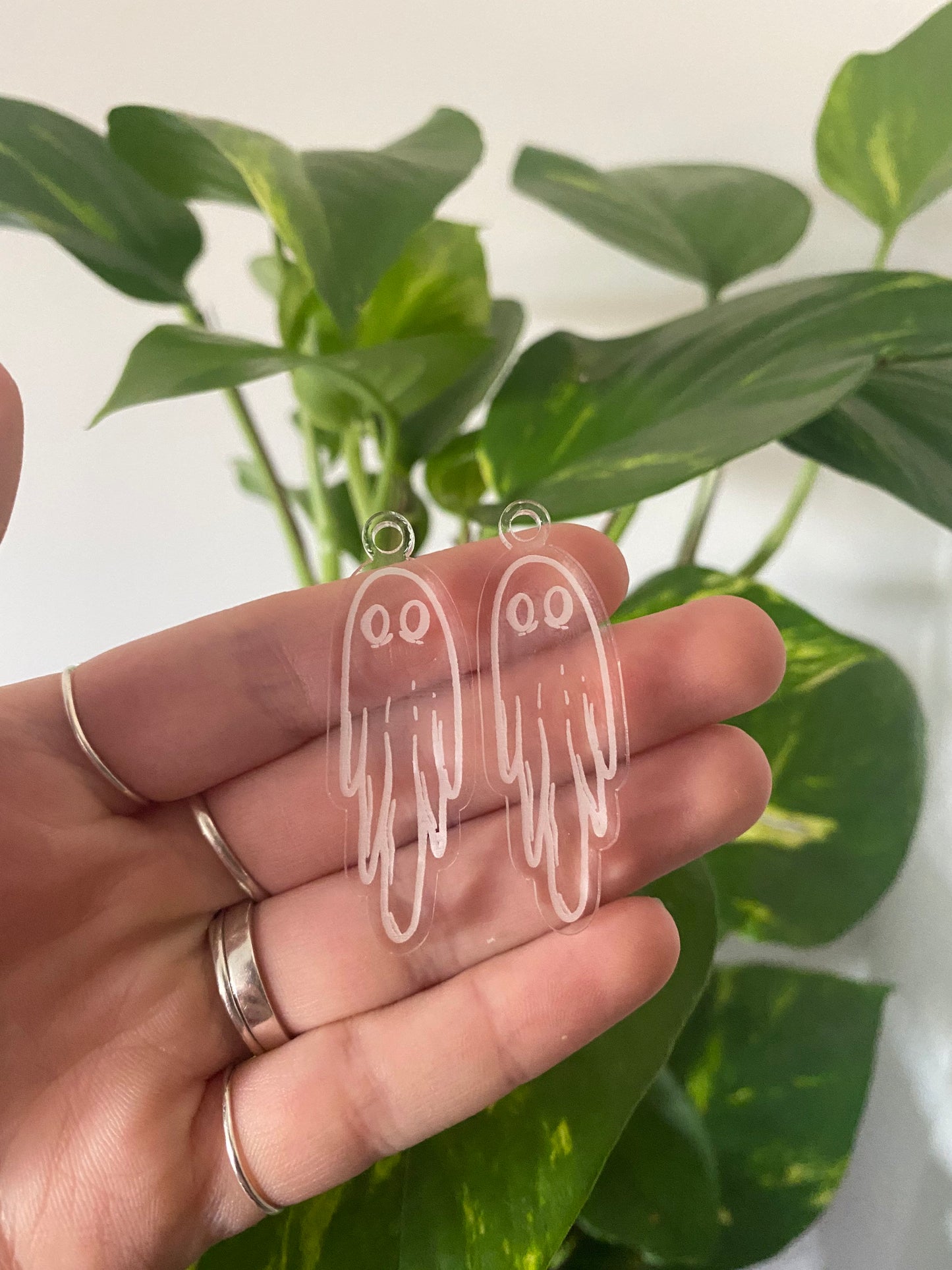 2” Sheet Ghost Earrings Silicone Mould