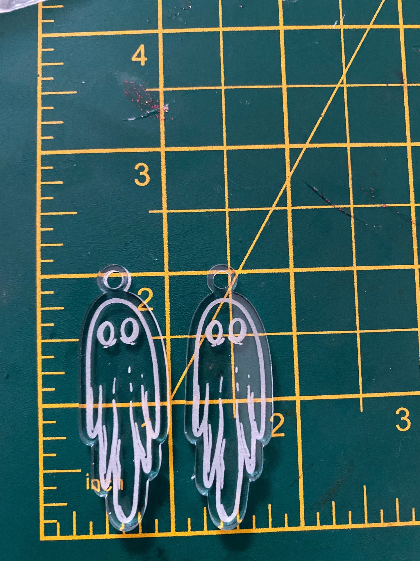 2” Sheet Ghost Earrings Silicone Mould