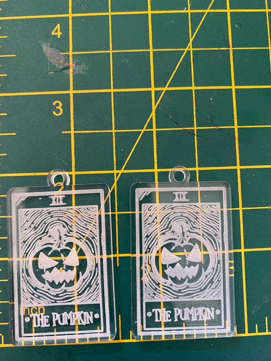 2” The Pumpkin Tarot Earrings Silicone Mould