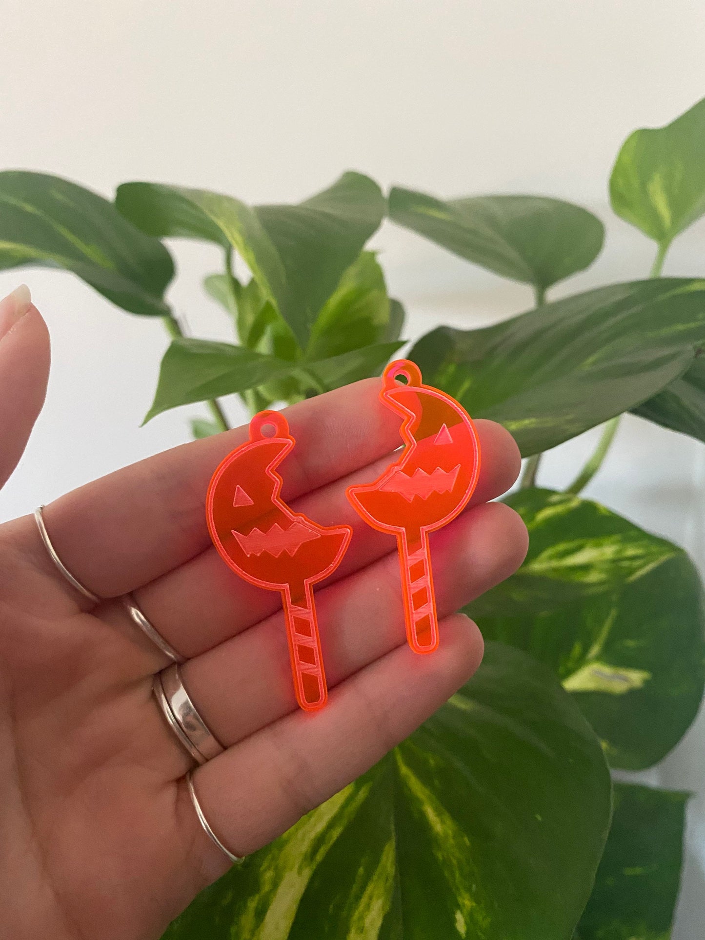 2” Spooky Lolly Earrings Silicone Mould