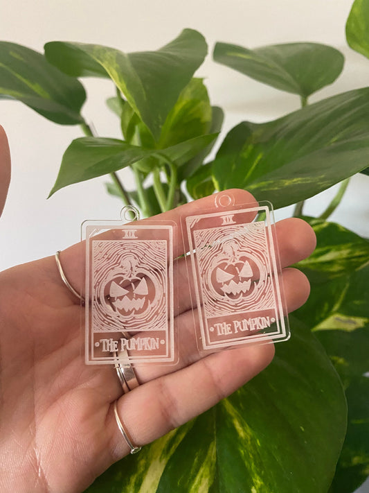 2” The Pumpkin Tarot Earrings Silicone Mould