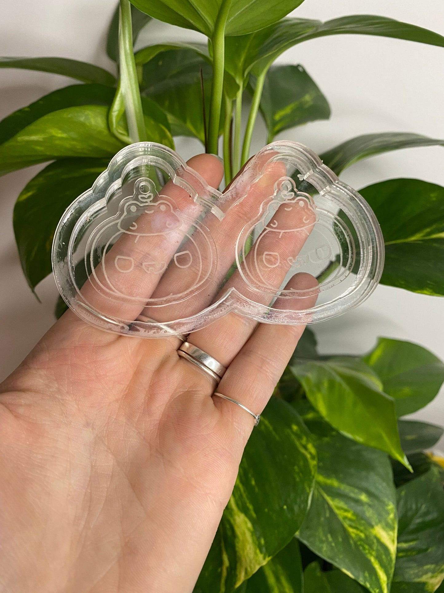 1.5” Pumpkin Frog Earrings Silicone Mould