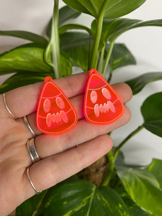 1.5” Spooky Candy Corn Earrings Silicone Mould
