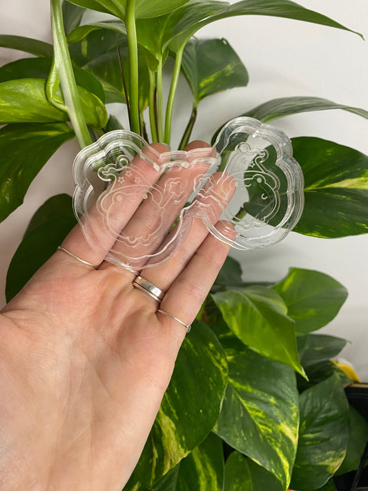 1.5” Wizard Frog Earrings Silicone Mould