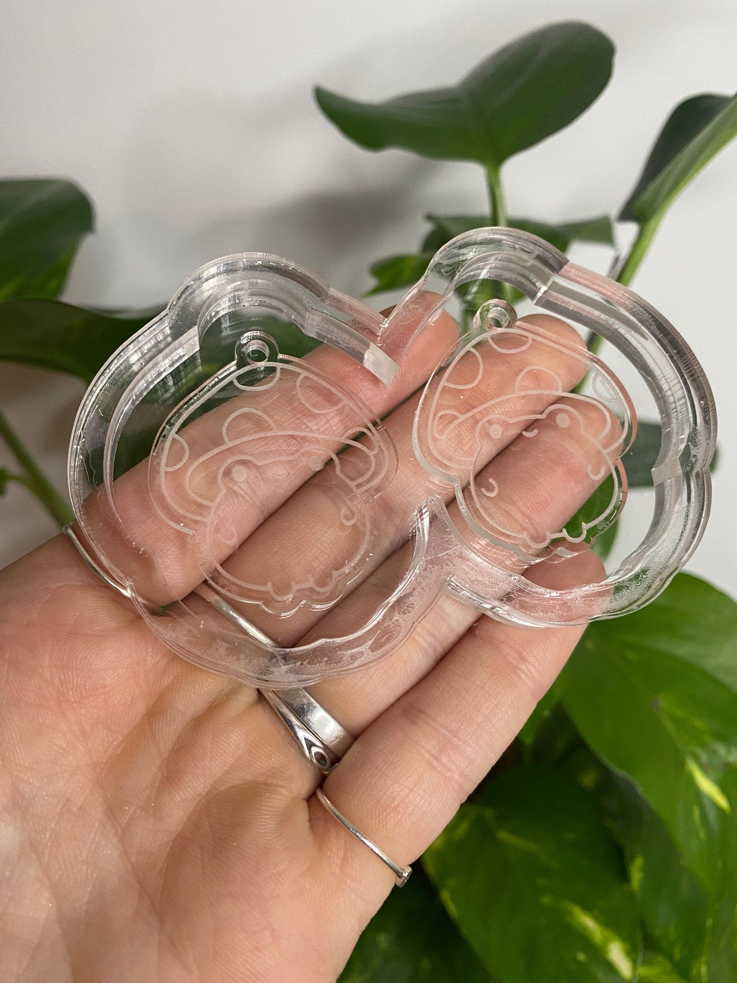 1.5” Mushroom Frog Earrings Silicone Mould