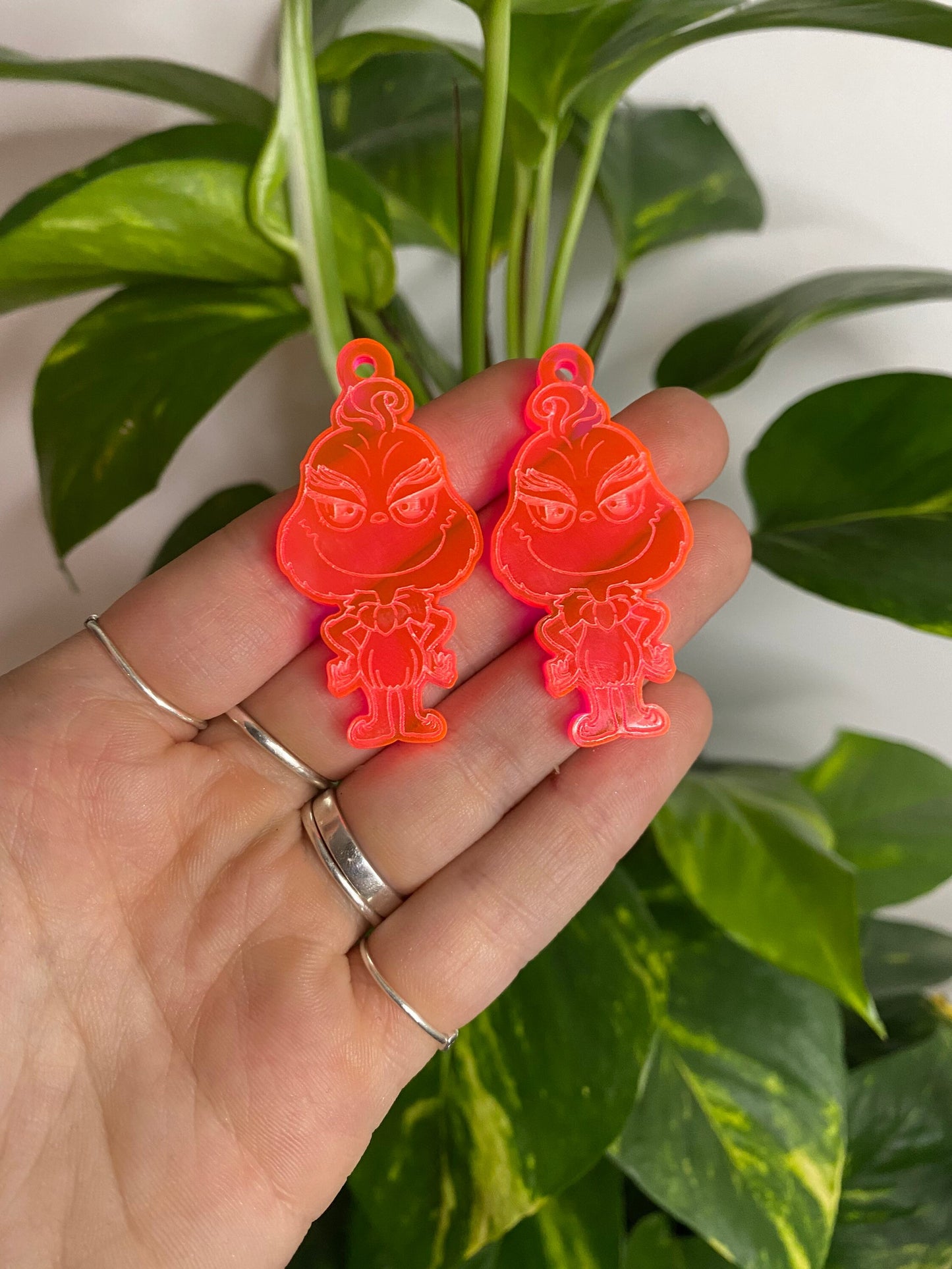 2” Mean One Earrings Silicone Mould