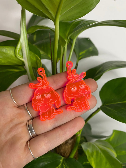 2” Christmas Dog Earrings Silicone Mould