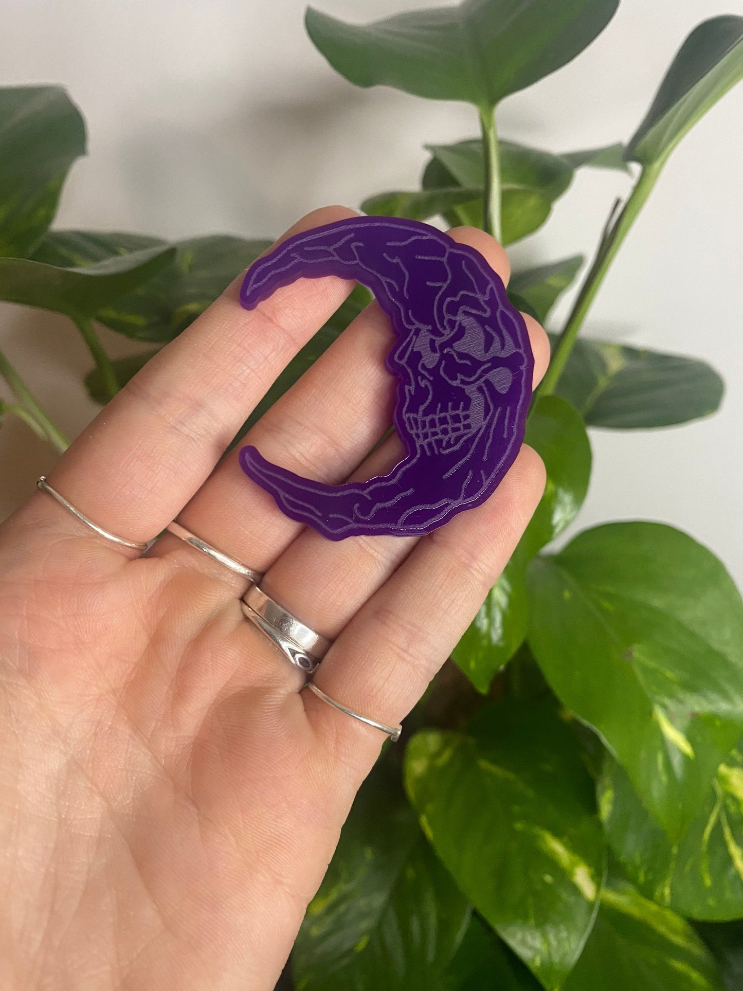 2” Skeleton Moon Silicone Mould