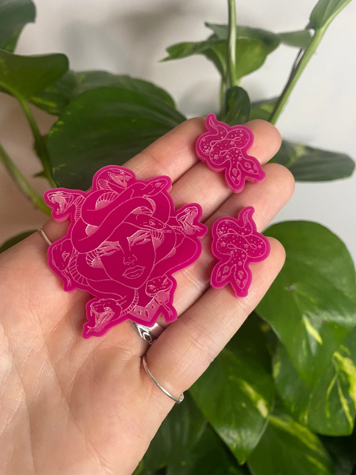 Medusa and Snakes Mini Bits Silicone Mould