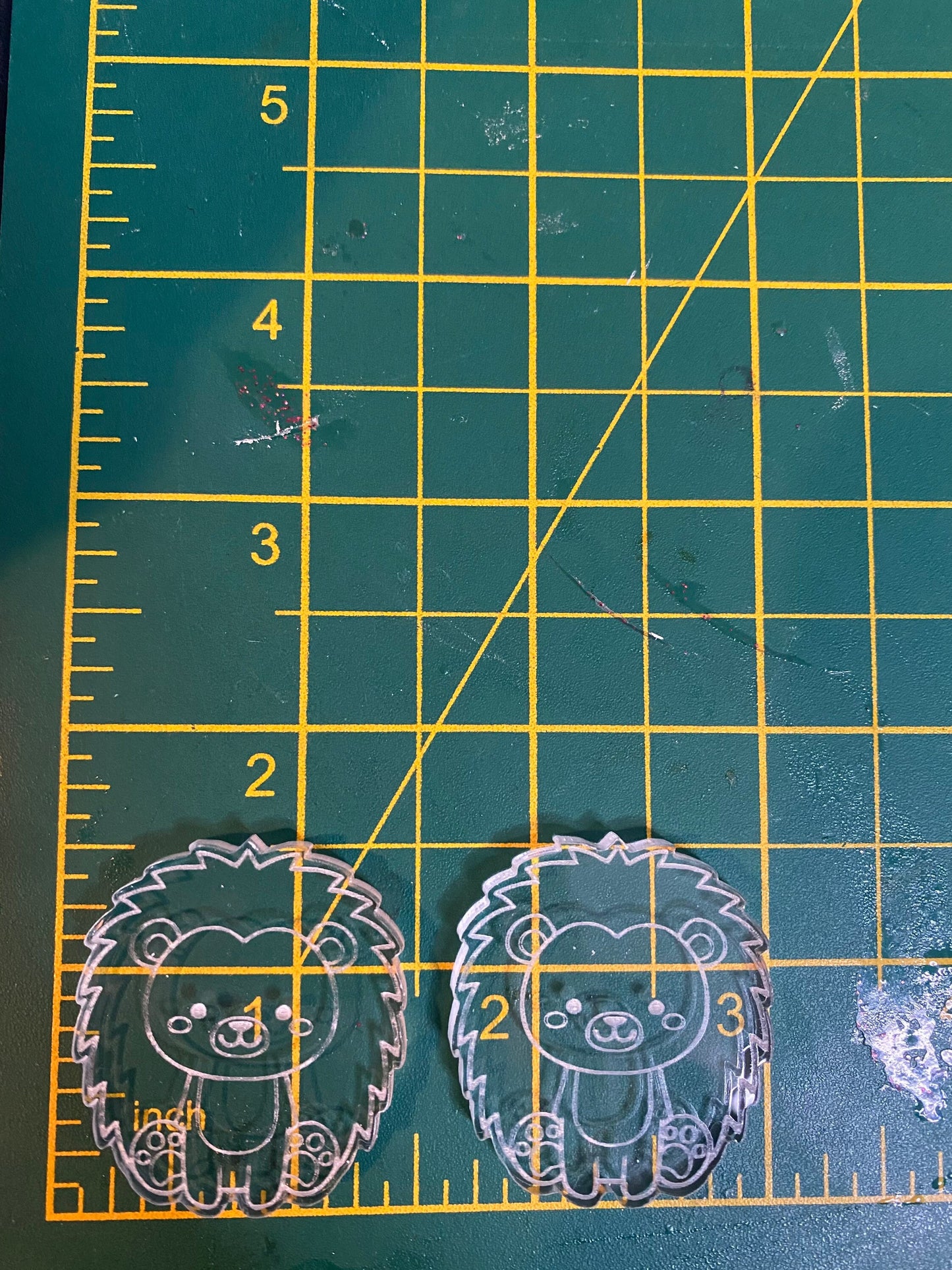 1.5” Lions Silicone Mould